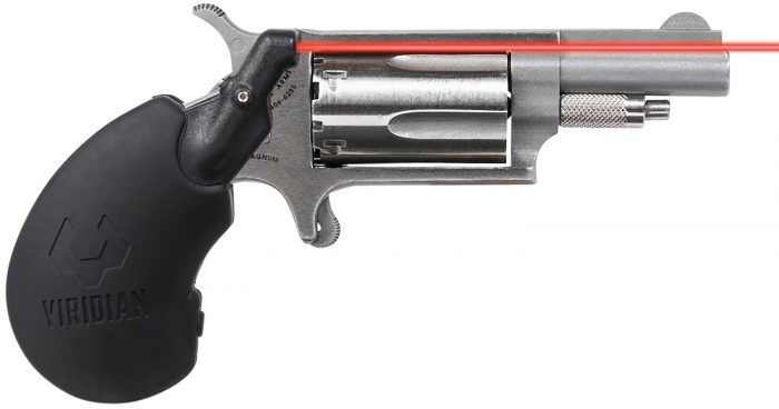 Viridian 900-0006 Red Grip Laser for NAA Magnum  Black