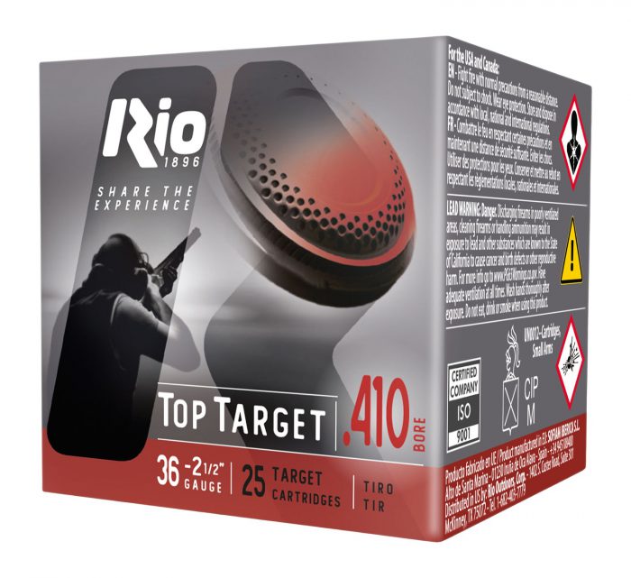 Rio Ammunition RC368 Game Load Heavy Field 410Gauge 2.50" 1/2oz 8Shot 25 Per Box/10 Case