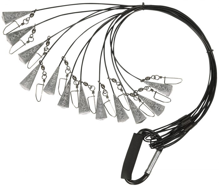 Higdon Outdoors 30323 Battleship Rig  Black 36" Long 12 Pack