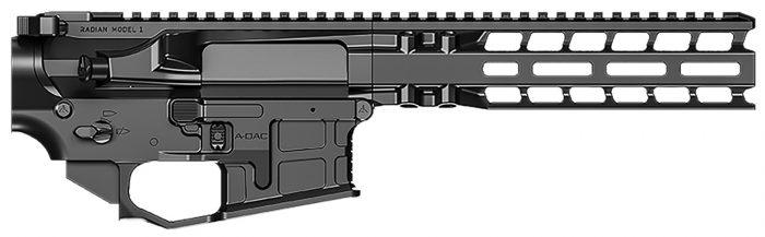 Radian Weapons R0435 Builder Kit  Radian Black, A-DAC 15 Fully Ambi Lower, 8.50" M-LOK Handgaurd, Raptor-SD Charging Handle, Talon 45/90 Safety, Ext. Bolt Catch, Left-Side Mag Release, Right-Side Bolt