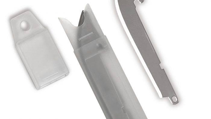 AccuSharp 742C Replaceable Blade Razor Replacement Blades 3.50" Stainless Steel Blade 6 Blades