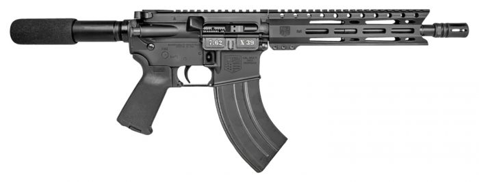 Diamondback DB1915O001 DB15  7.62x39mm 28+1 10", Black, Carbon Lower, 9" M-LOK Handguard, Padded Buffer Tube, Magpul Grip