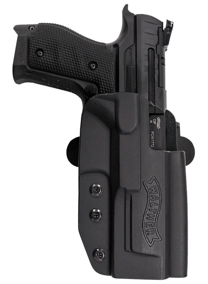Walther Arms 5130217 PPQ  Q5 Match Steel Frame OWB Holster Black Kydex Belt Slide