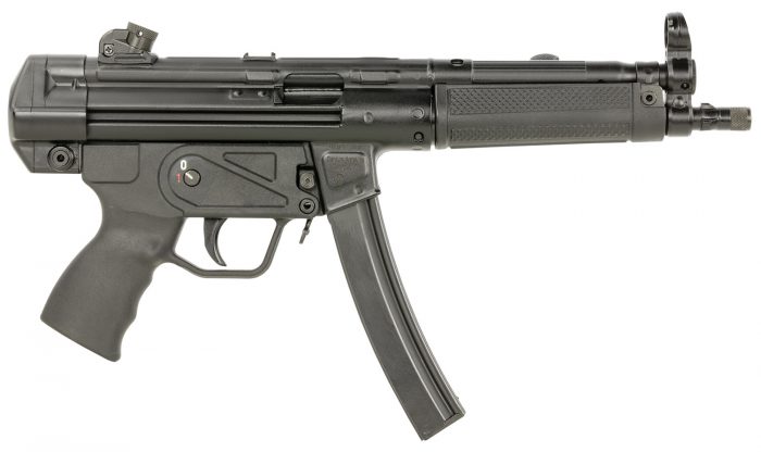 Century Arms HG6034ALN AP5 CORE 9mm Luger 30+1 8.90" Threaded Barrel, Black, Stamped Metal Rec, Fixed Front/Drum Rear Sights, Includes Sling (1 Mag)