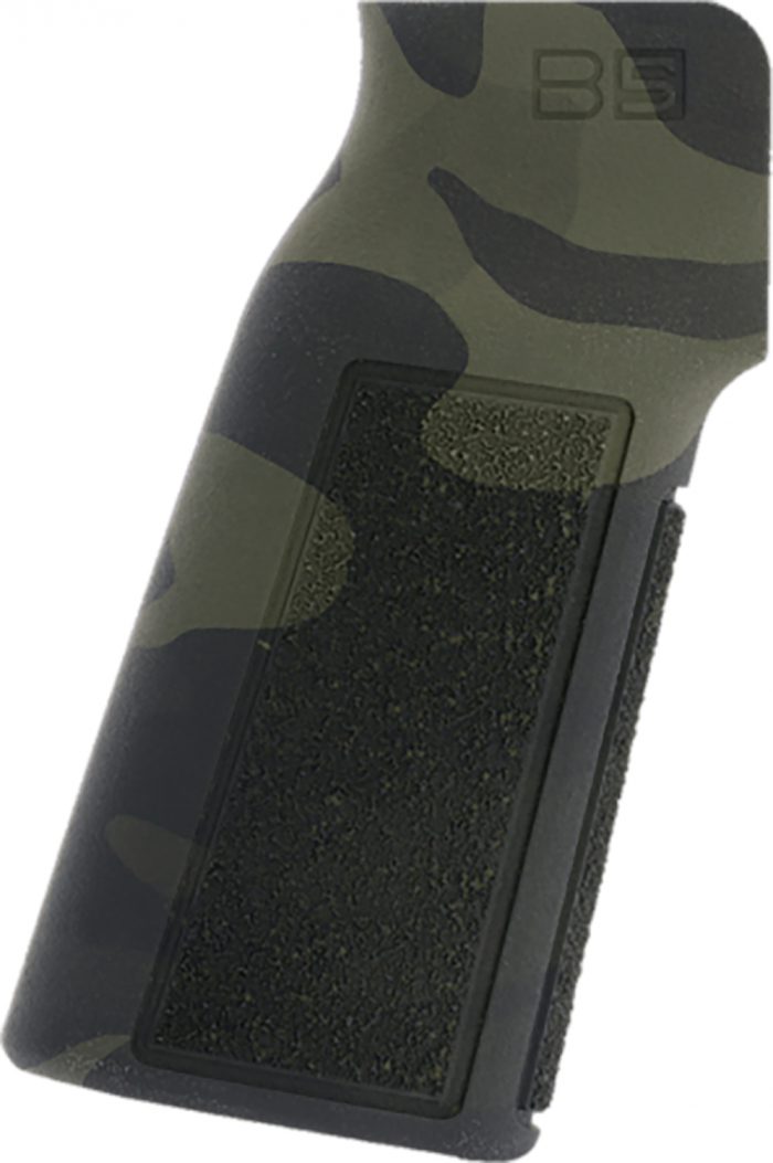 B5 Systems PGR1473 Type 22 P-Grip  Black Multi-Cam Aggressive Textured Polymer, Increased Vertical Grip Angle with No Backstrap, Fits AR-Platform