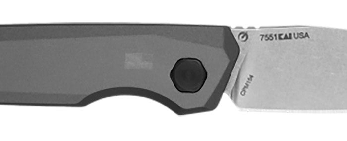 Kershaw 7551 Launch 18 Automatic 2.79" Folding Spear Point Plain Stonewashed CPM 154 SS Blade, Gray Anodized w/Black Oxide Hardware Aluminum Handle, Includes Pocket Clip