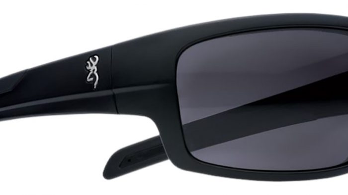 Browning 12799 Polarized Shooting Glasses Adult Clear Lens Polycarbonate Black Frame