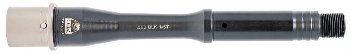 Faxon Firearms 15B35P7NGQ5RNP3 Match Series Gunner 300 Blackout 7.50" Threaded Black QPQ Stainless Steel, Fits AR15