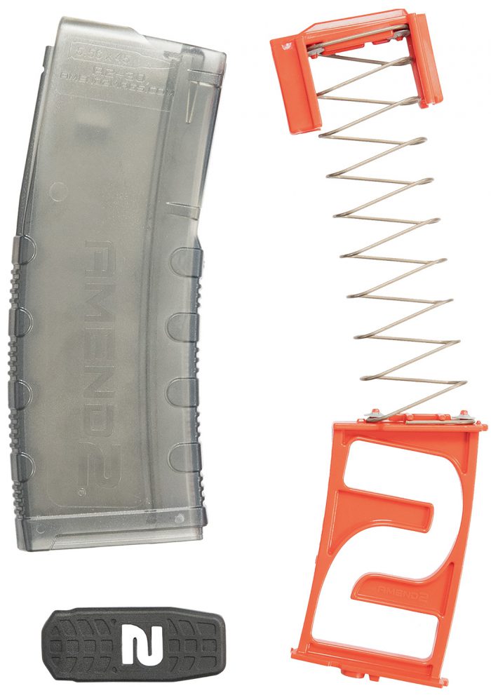 Amend2 556MODCS1030 MOD-C  10rd Fits AR-15 Smoke Polymer