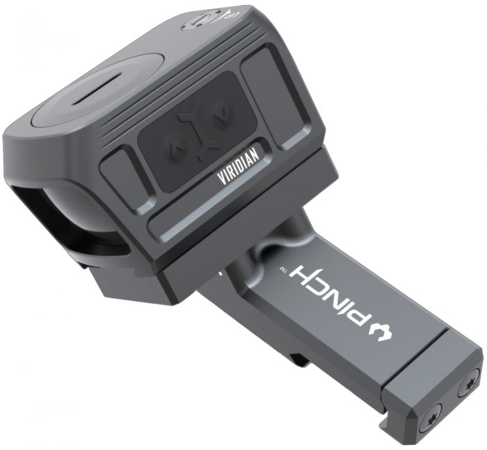Viridian 9820033 PINCH Adjustable 35 Degree Offset Mount ACRO Adapter  Black Anodized