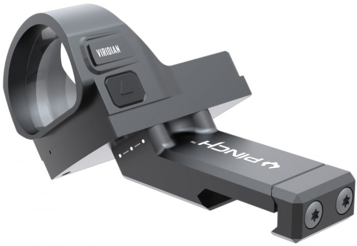 Viridian 9820034 PINCH Adjustable 35 Degree Offset Mount with RMR Adapter  Black Anodized