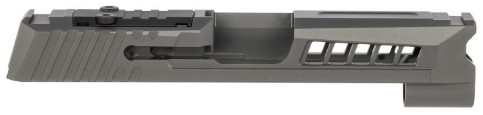 True Precision Inc TPP365XLSBCRMS Axiom Optic Cut Slide Fits Sig P365 XL Black DLC Anodized 416R Stainless Steel