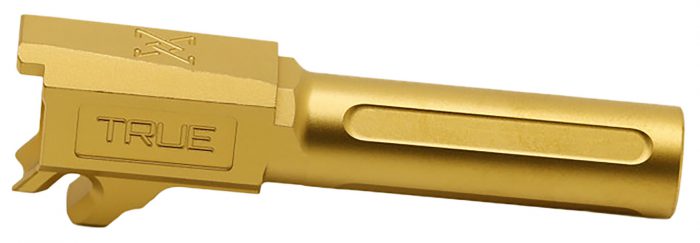 True Precision Inc TPP365BXG   9mm Luger 3.10" Gold TiN Stainless Steel, Fits Sig P365/P365 SAS/P365-AXG Legion