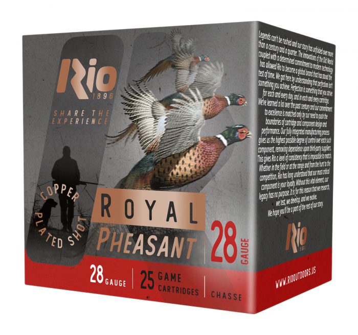 Rio Ammunition RPC285 Royal Pheasant  28Gauge 2.75" Copper-Plated 5Shot