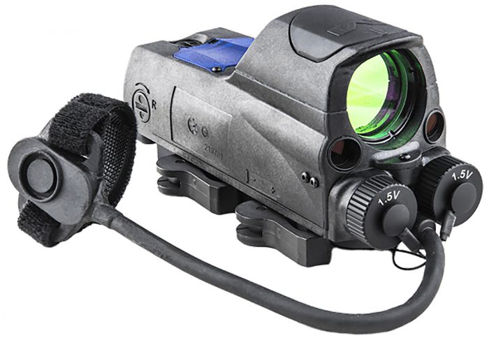 Meprolight USA 0687703 MOR PRO  Black 1 x 30 mm 2.2 MOA Dot/Bullseye Reticle Red & IR Laser