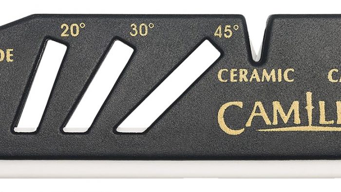 Camillus 19224 Glide Sharpener Carbide/Ceramic Sharpener Black