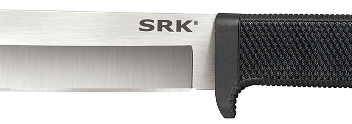 Cold Steel CS38CKE SRK  6" Fixed Clip Point Plain 3-V Steel Blade, 4.75" Black Textured Kray-Ex Handle