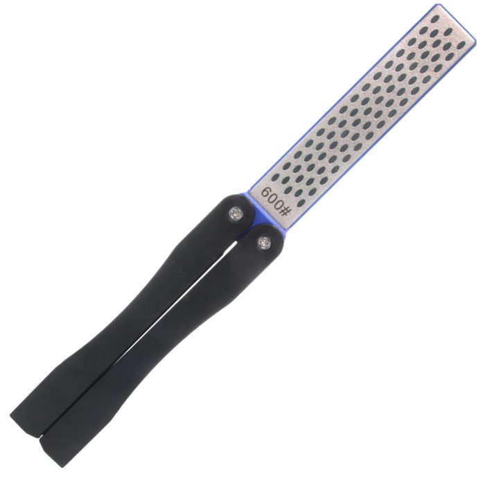 Cold Steel CSKSDSDW Double Sided Knife Sharpener Black Folding Diamond Sharpener Coarse/Fine