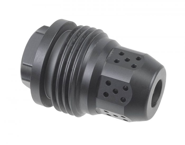Jk Armament JKMDHDBE28 Bald Eagle Compensator 22Cal Fits 1/2"x28 Stainless Steel Nitride Black