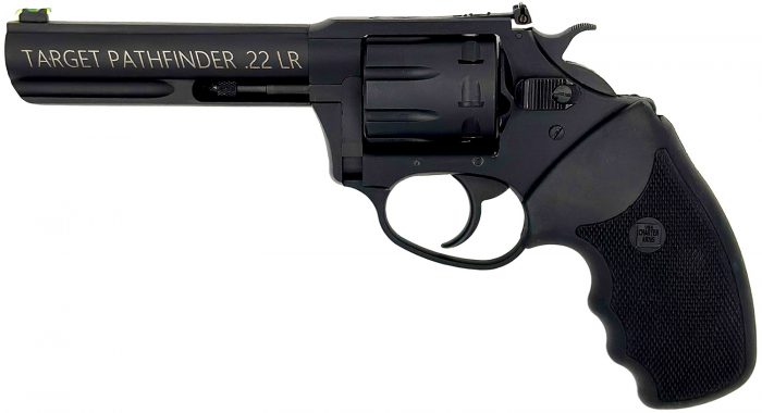 Charter Arms 12242 Pathfinder Target Lite 22 LR 8rd 4.20" Black Frame w/ Black Rubber Grip