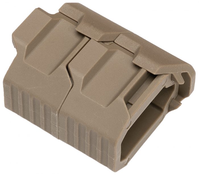 Strike Industries ARCMSSAFEXTFDE Angled Grip  Flat Dark Earth