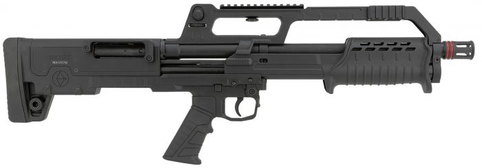 Escort HEBP20180001 BullTac PX 20 Gauge Pump 3" 5+1 18" Black Stainless Steel Barrel, Black Aluminum/Polymer Receiver w/Picatinny Rail, Black Bullpup Synthetic Stock, Black Grip