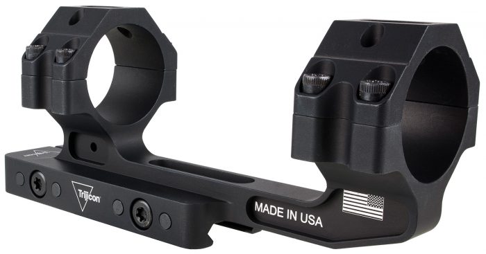 Trijicon AC22053 Cantilever Scope Mount/Ring Combo Matte Black Aluminum 34 mm Tube, Picatinny Rail Mount