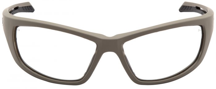 Pyramex VGST1310T Howitzer Glasses Clear Lens Anti-Fog Tan Frame