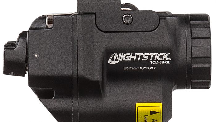 Nightstick TCM5BGL Subcompact Weapon Light with Green Laser  Black Anodized 650 Lumens White LED Glock/Sig Sauer/H&K/Ruger/Smith & Wesson M&P