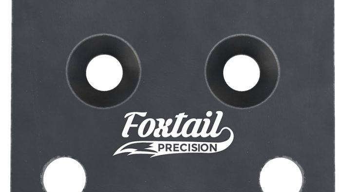 Foxtail Precision 100001 Red Dot Adapter Plate for Optics-Ready Pistol  Black Anodized CZ P10