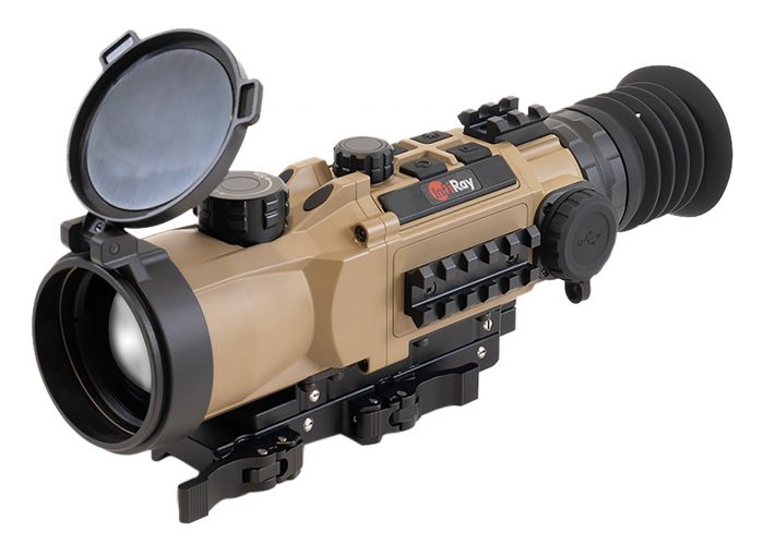 InfiRay Outdoor HYL50W RICO Hybird Thermal Black/Flat Dark Earth 3x 50mm Multi- 1 BDC/1 DIY/7 Static Reticle 8x Zoom 384x288, 12 Microns, 90 Hz Resolution