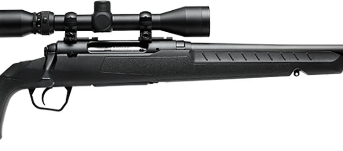 Savage Arms 32001 Axis XP Combo 223 Rem 4+1 22" Matte Black Button Rifled Barrel, Matte Black Drilled & Tapped Carbon Steel Receiver, Fixed Sporter Black Synthetic Stock, Weaver 3-9x40mm, Right Hand