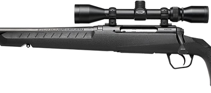 Savage Arms 32012 Axis XP Combo 223 Rem 4+1 22" Matte Black Button Rifled Barrel, Matte Black Drilled & Tapped Carbon Steel Receiver, Fixed Sporter Black Synthetic Stock, Weaver 3-9x40mm, Left Hand
