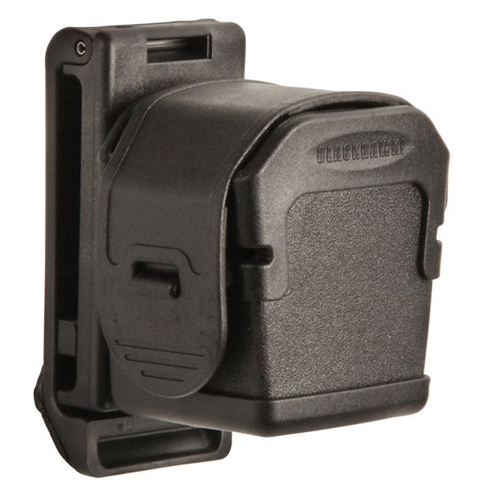 Blackhawk 44A890BK Taser Cartridge Holder  Fits Taser X26/X26P Duty Holster Black Polymer Belt Loop Mount