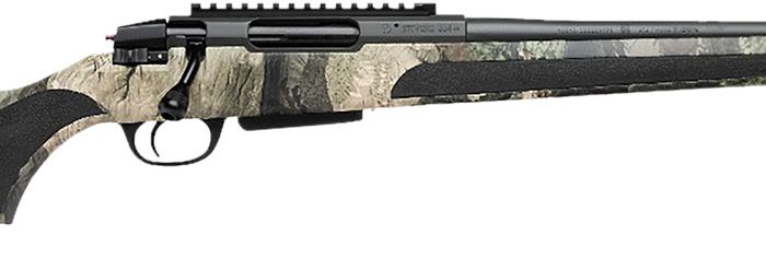 Stevens 19466 334 Bolt Action 6.5 Creedmoor 3+1 22" Camo/Dark Gray Carbon Steel Receiver Integrated Recoil Lug Ergonomic/Recoil Pad  Synthetic Stock Picatinny Rail Right Hand