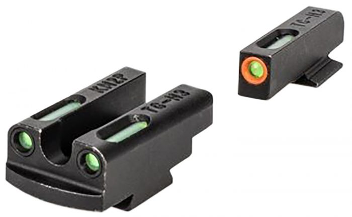 Kimber Mfg.,inc 4000154 Micro 9 Trulgo TFX Pro Sight Set  Green/Fiber Optic Orange Outline Front Sight-Green/Fiber Optic Black Outline Rear Sight
