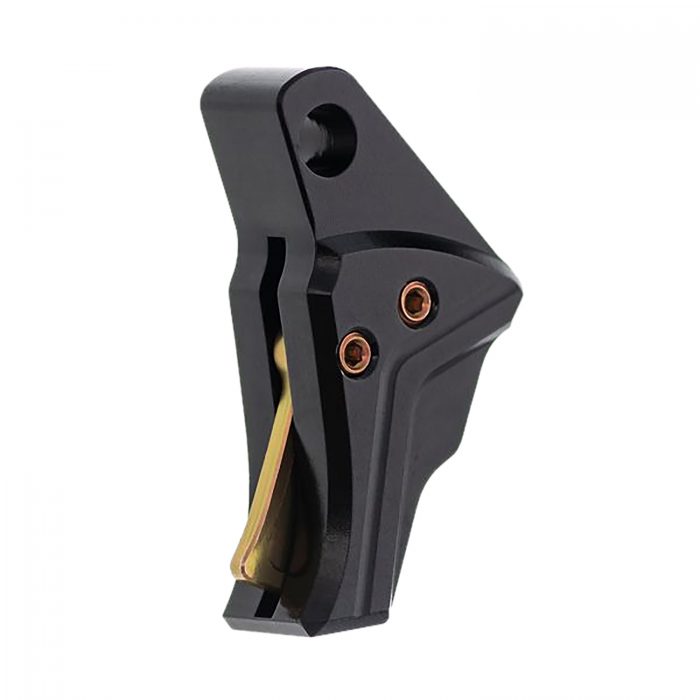 Tyrant CNC TDGTRIG5BLACKGOLD I.T.T.S Trigger/Shoe Black Glock Gen5
