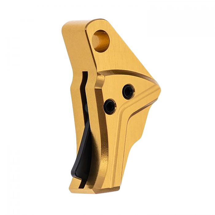 Tyrant CNC TDG43TRIGGOLDBLACK I.T.T.S Trigger/Shoe Gold Fits Glock 43/43x/48