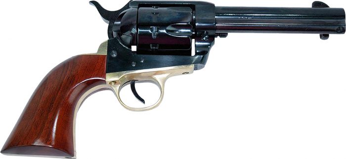 Cimarron PPP22LR Pistolero  22 LR 10rd Shot 4.75" Blued Steel Barrel Blued Cylinder Blued Steel Frame Walnut Grip Exposed Hammer