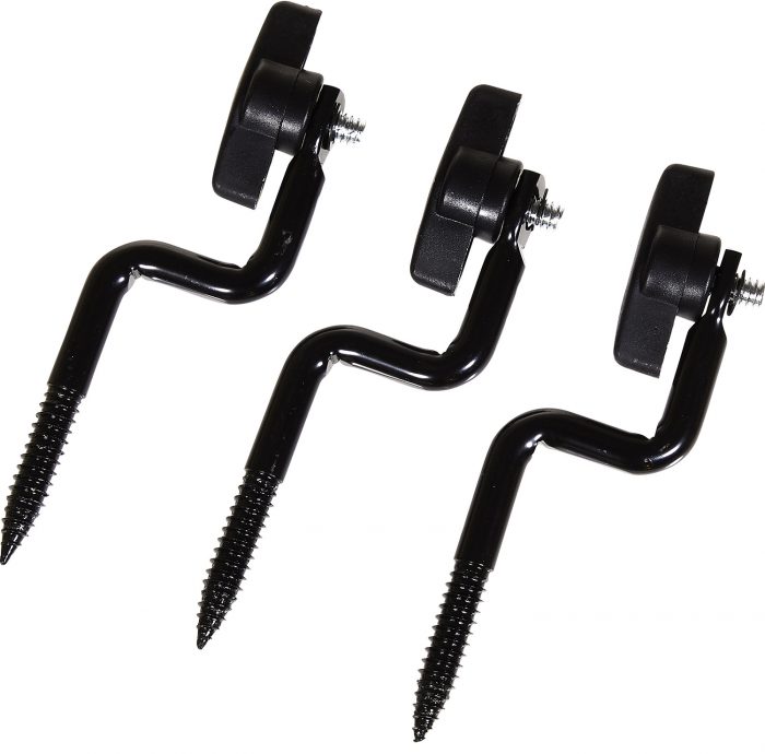 Allen 5307 Trail Camera Tree Mount Black Steel 3 Pack