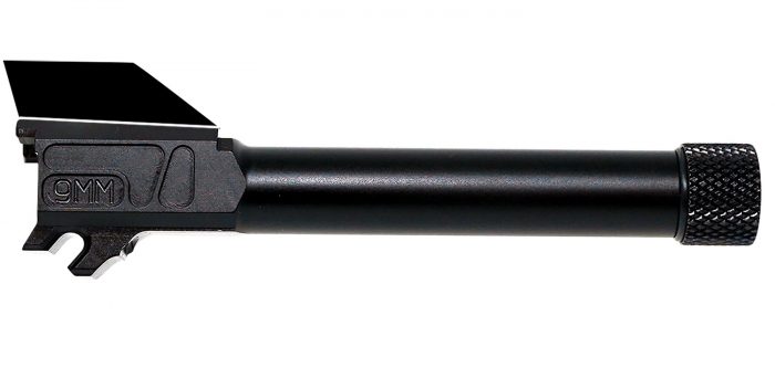 Faxon Firearms 365A910NXNOQ-T Duty Series  9mm Luger Threaded Black Nitride Chrome Moly Vanadium, Fits Sig P365 XL