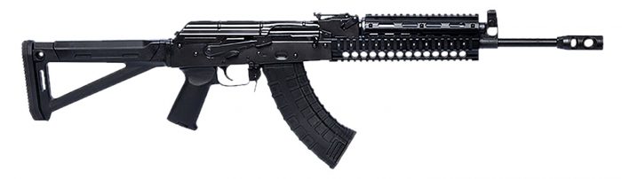 Riley Defense Inc RAK103MP RAK Tactical 7.62x39mm 30+1 16.25" Black Nitride Threaded Barrel, Black Oxide Mil-Spec Receiver, Magpul AK Black Polymer Stock, Black Polymer Grip