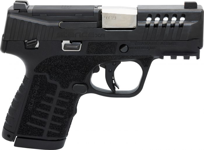 Savage Arms 67052 Stance XR 9mm 13+1 3.20" Natural Black Nitride Ported Stainless Steel Slide Black Glass Filled Nylon Grip Ambidextrous