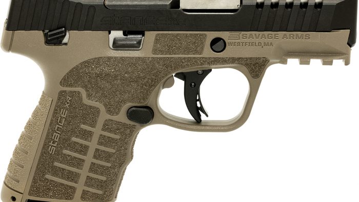 Savage Arms 67056 Stance XR 9mm 13+1 3.20" Natural Black Nitride Ported Stainless Steel Slide FDE Glass Filled Nylon Grip Ambidextrous