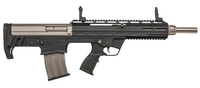 SDS Imports 21000107 TAR 12MP  12 Gauge 3" 5rd 18.50" Nickel Marine Benelli/Mobil Polymer Stock