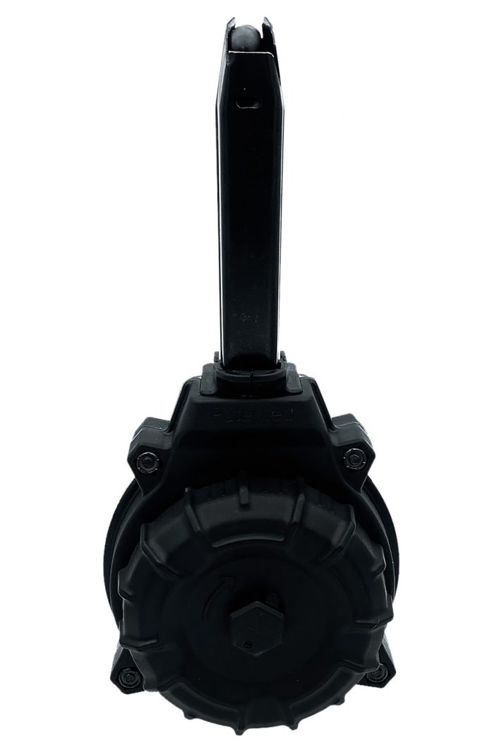 ProMag DRMA112   50rd Drum 9mm Fits Springfield Armory Echelon Black DuPont Zytel Polymer