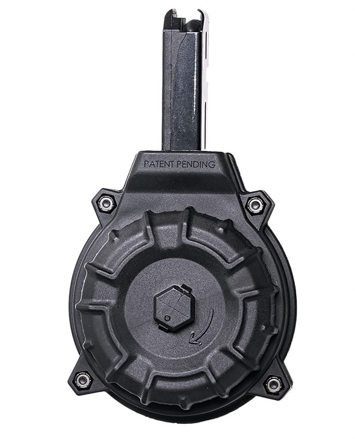 ProMag DRMA105   40rd Drum 45 ACP Black Polymer
