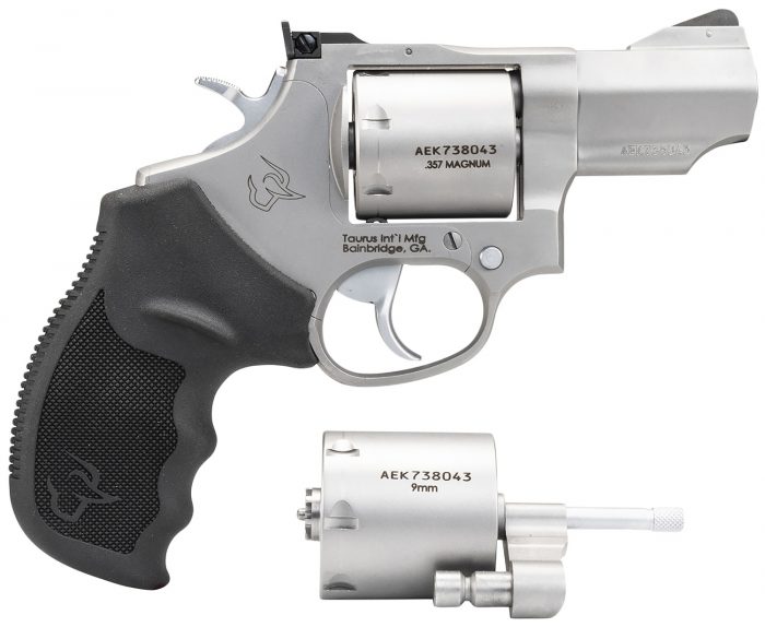 Taurus 2-692029 692  Medium Frame 357 Mag/38 Special +P/9mm 7 Shot 2.50" Matte Stainless Cylinder/Frame/Barrel Transfer Bar Safety
