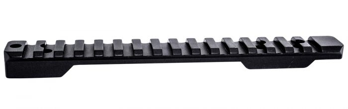 Weatherby P00252705 Picatinny Rail  Black Hardcoat Anodized Alloy Fits Weatherby Mark V Magnum 9-Lug Action
