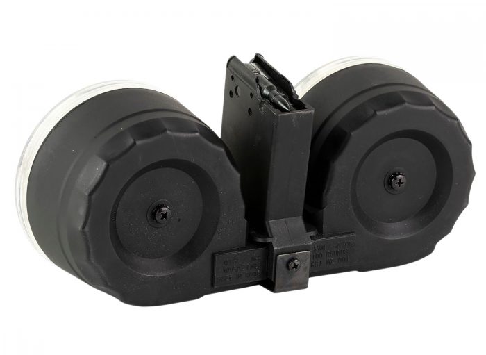 Kci Usa Inc KCIMZ067 AK  100rd Drum 223 Rem/5.56 NATO Fits AK Platform Black